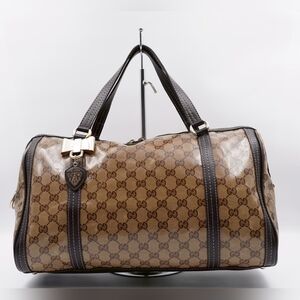 CB29 ❤️ Gucci Crystal Monogram Duchessa Boston Bag